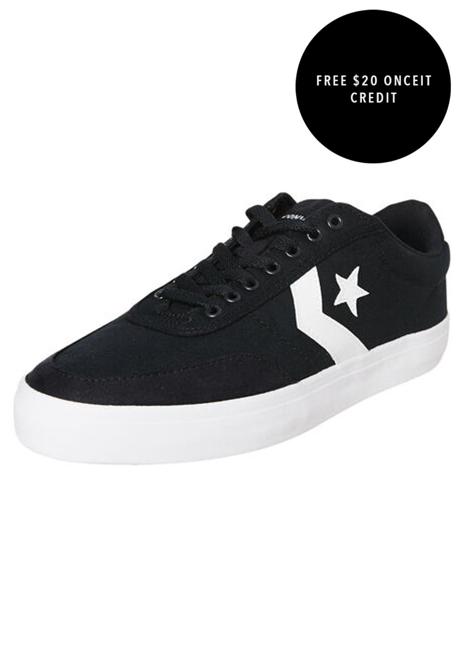 converse courtlandt black white