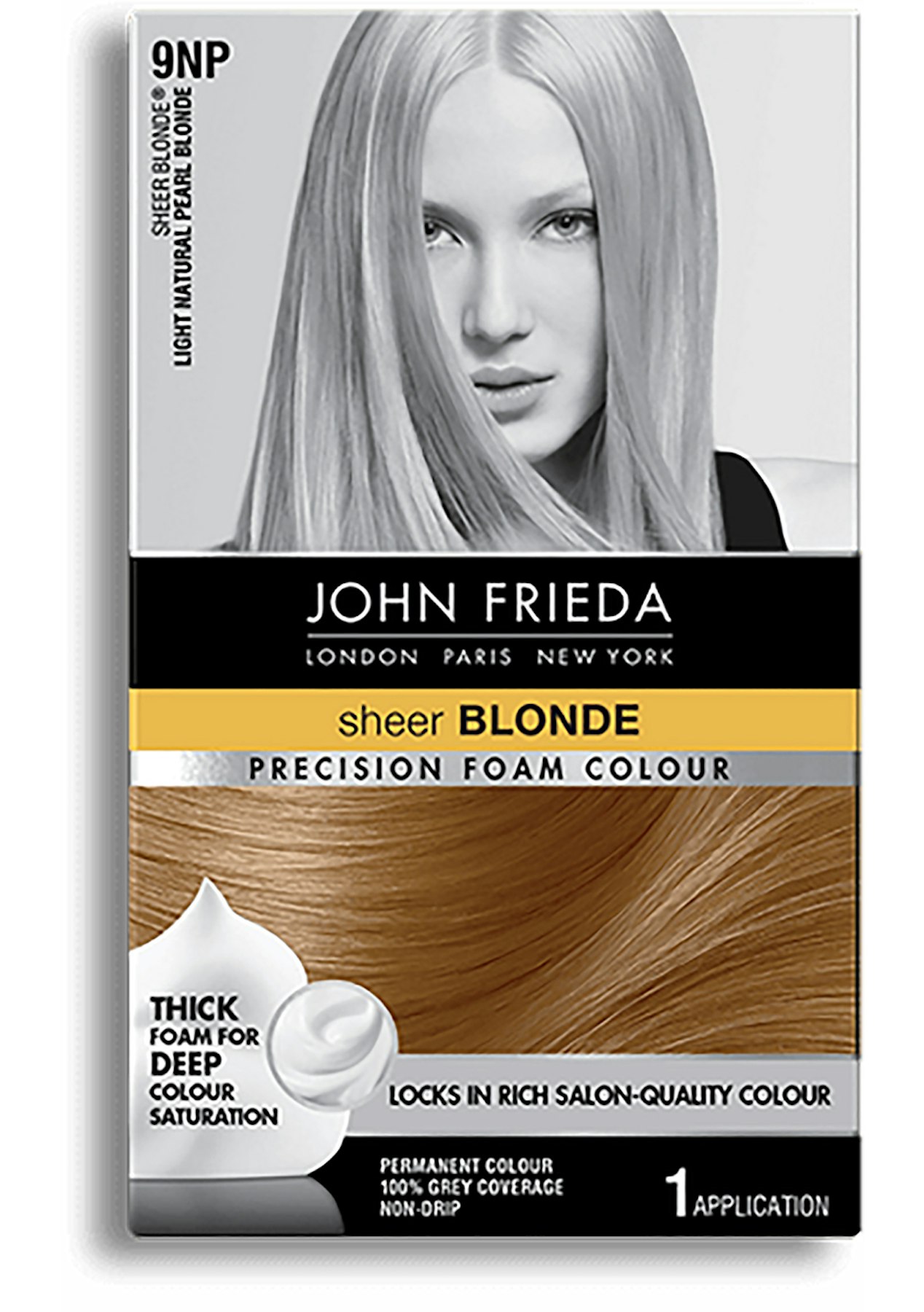 John Frieda Precision Foam Colour 9NP - Light Natural Pearl Blonde - Onceit