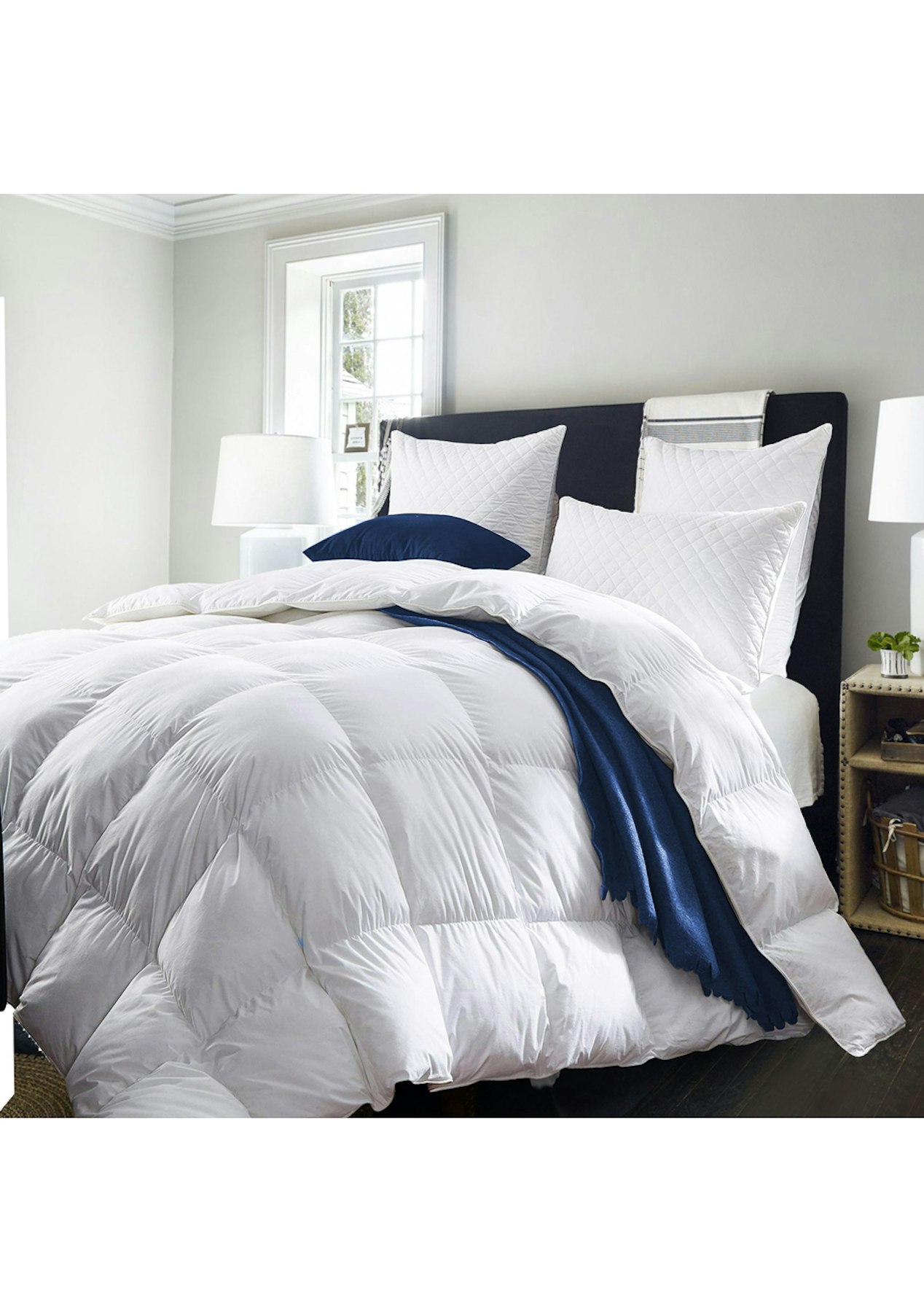 Royal Comfort 50 50 Goose Feather Down Quilt King Size 500gsm