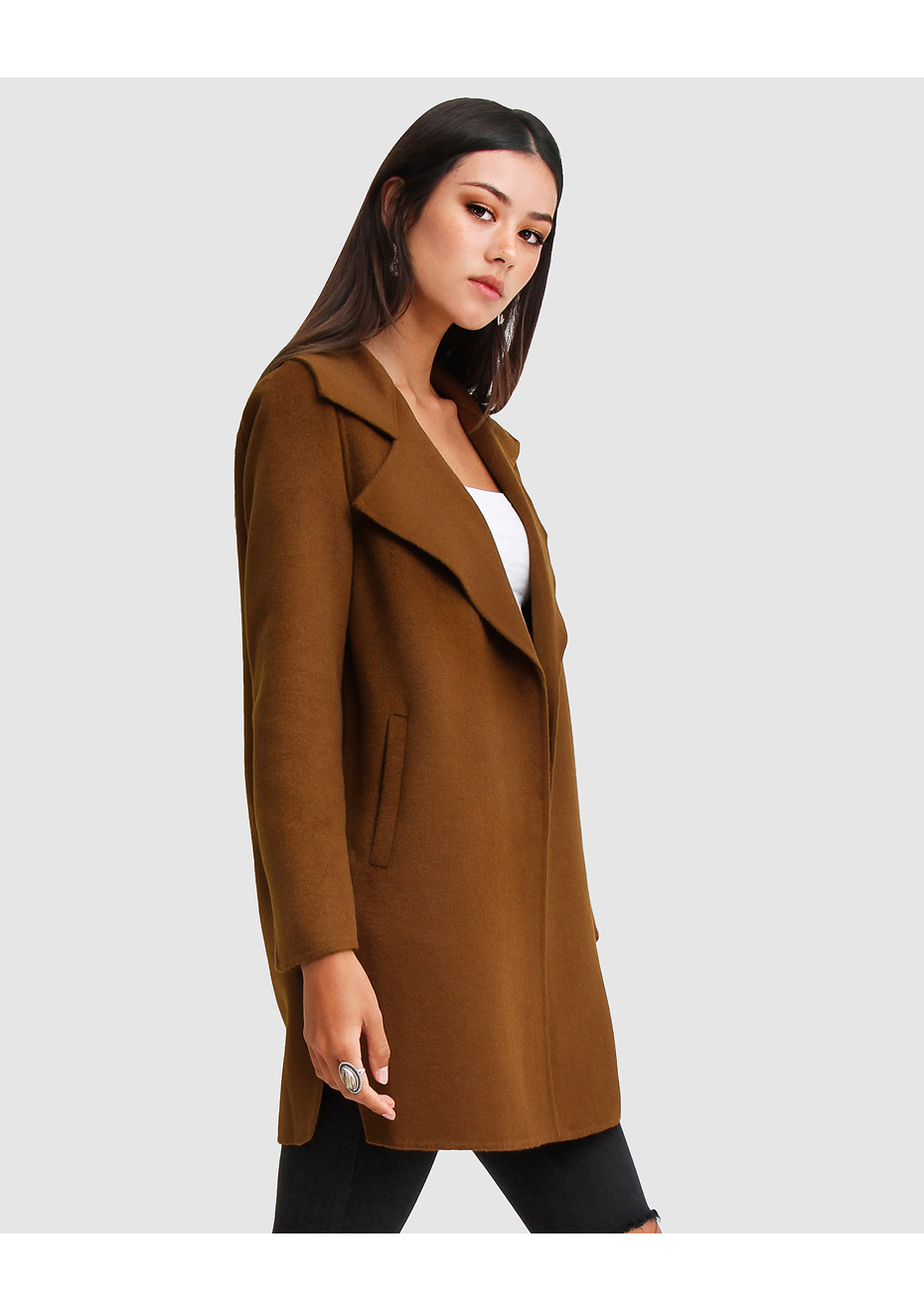 belle and bloom ex boyfriend coat