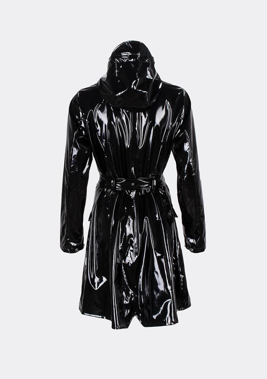 glossy curve jacket rains