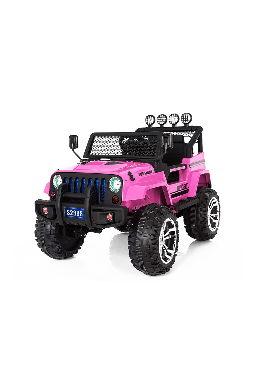 pink kids jeep