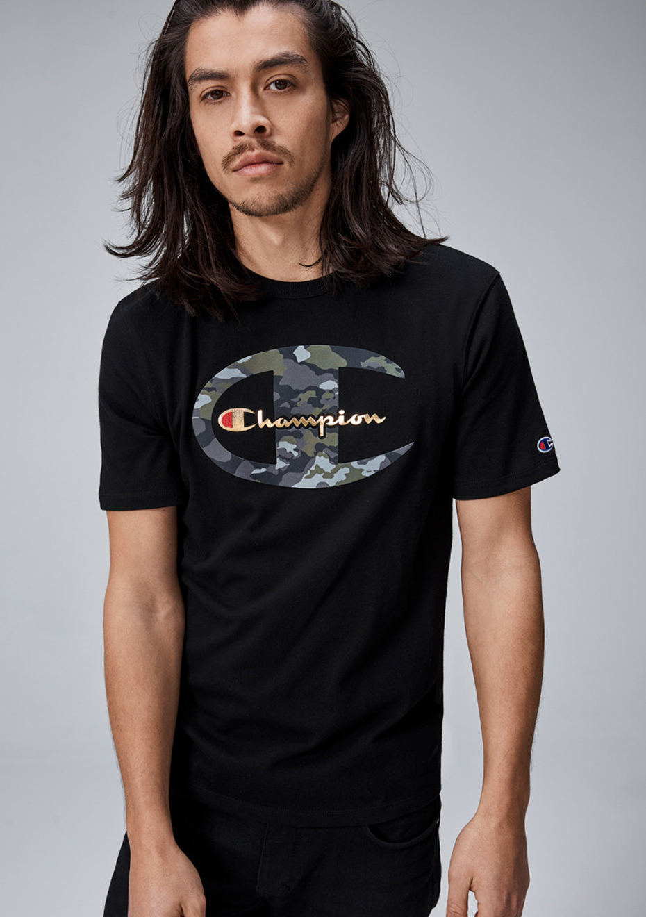 champion heritage tee camo