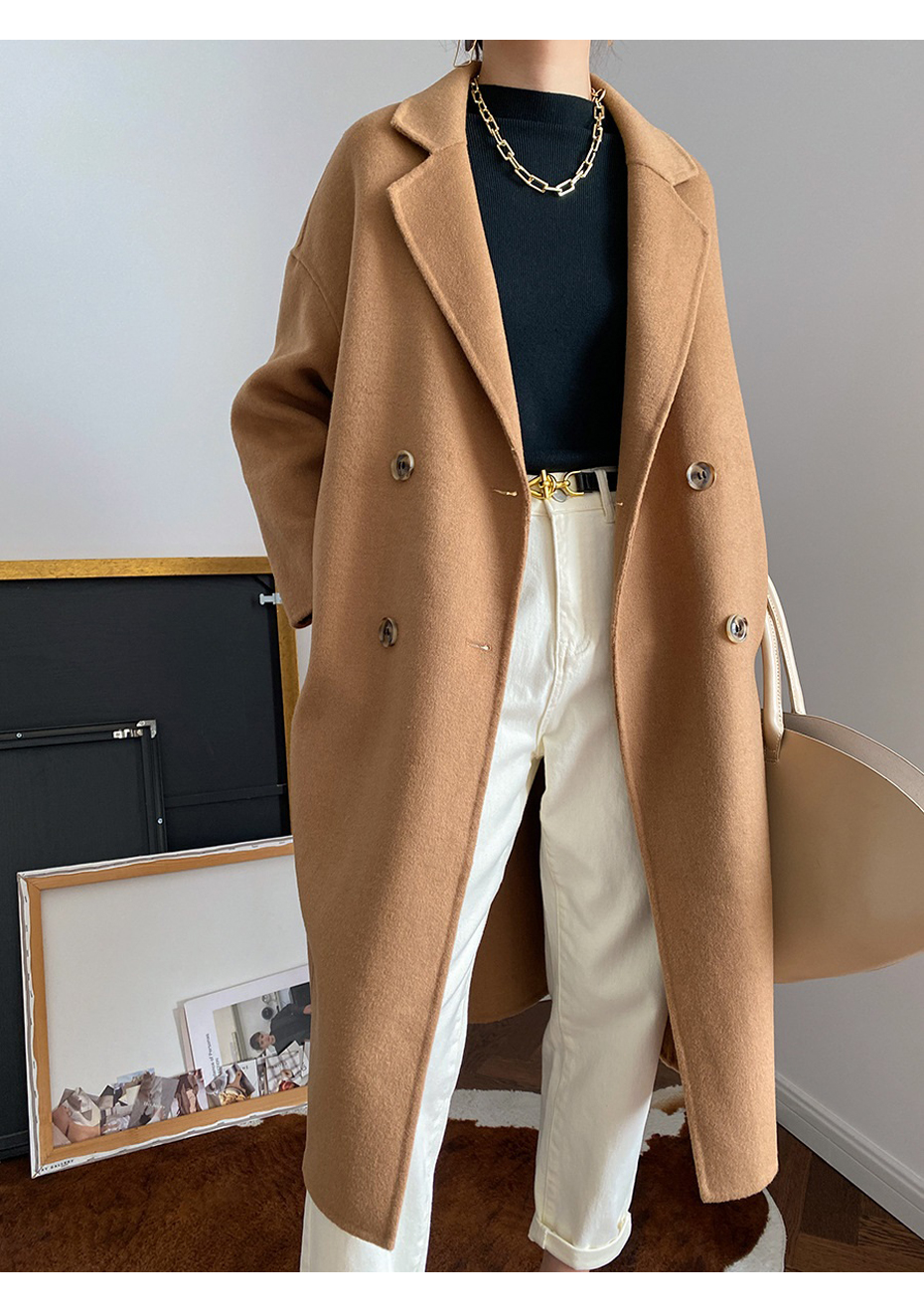 100 wool hotsell camel coat