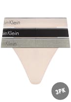Dear Dylan - Ribbed Thong - Cameo Brown - Onceit