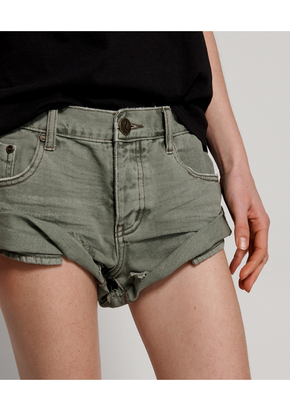 one teaspoon khaki shorts