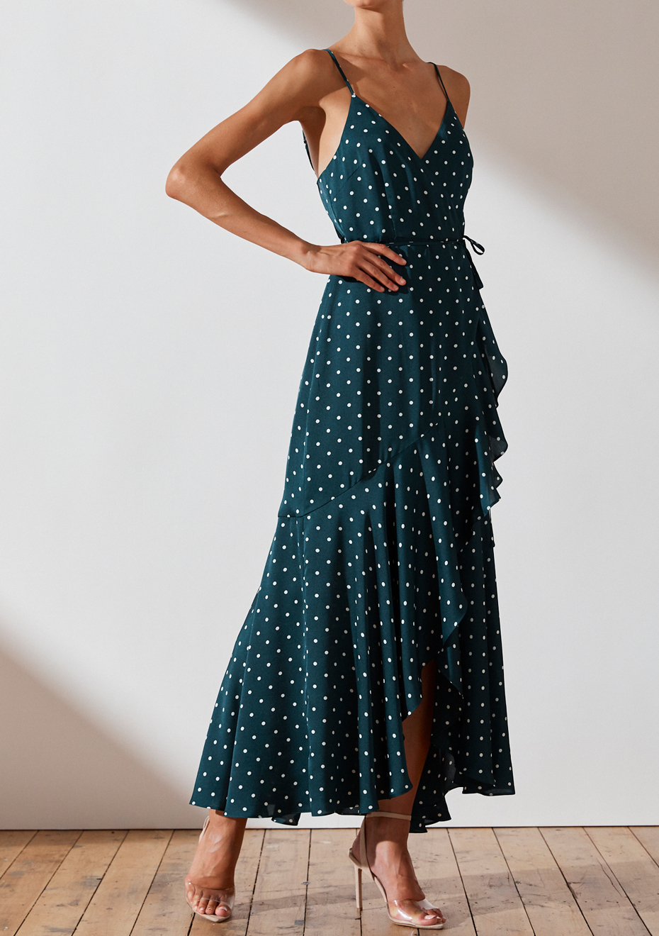 Shona Joy Martina Wrap Midi Dress Flash Sales, 54% OFF | lagence.tv
