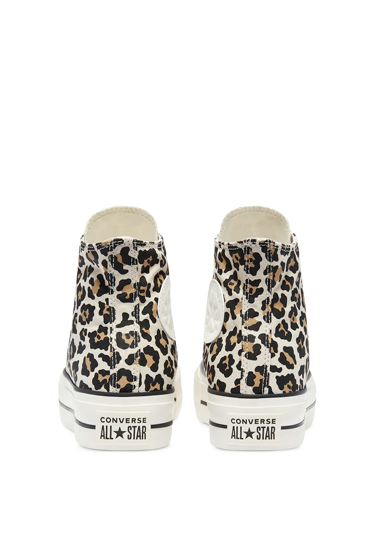 Converse - Womens Lift Leopard Print Hi Top Drift Shoes - Onceit