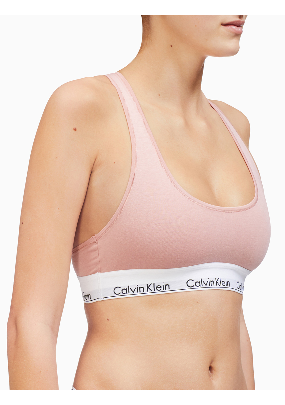 calvin klein logo crop top