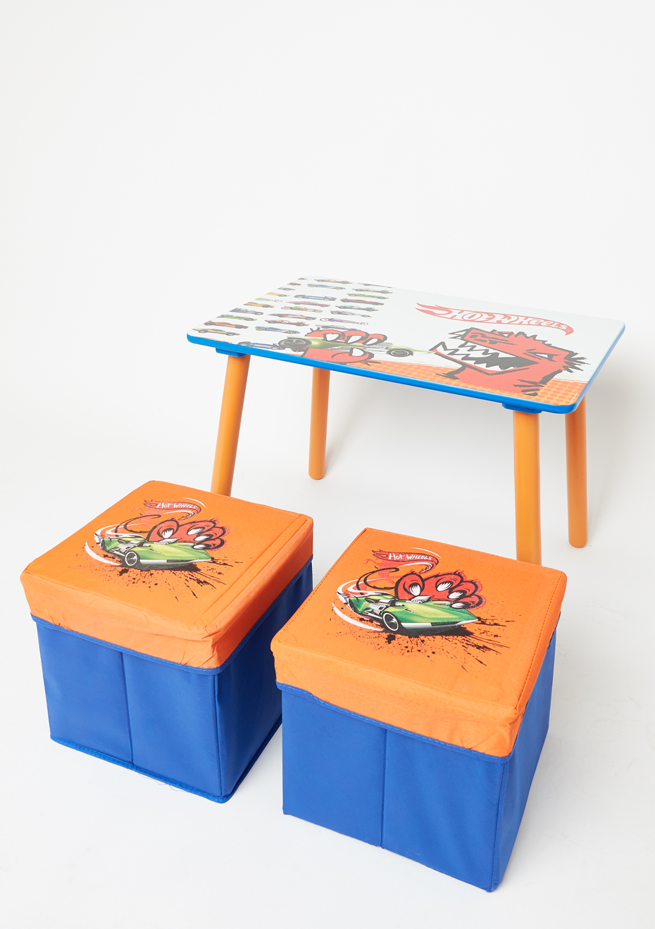 wooden hot wheels table