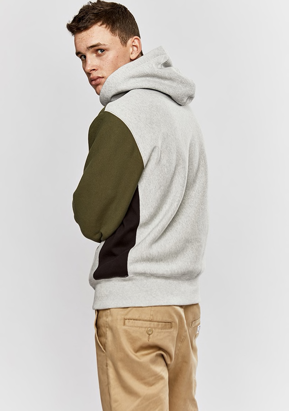 champion colour block hoodie