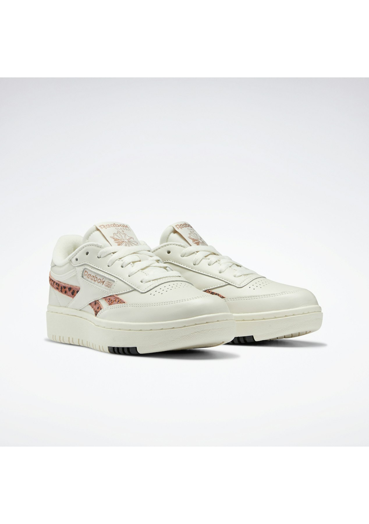Reebok Womens - Club C Double Chalk/Rosgol/Black - Onceit