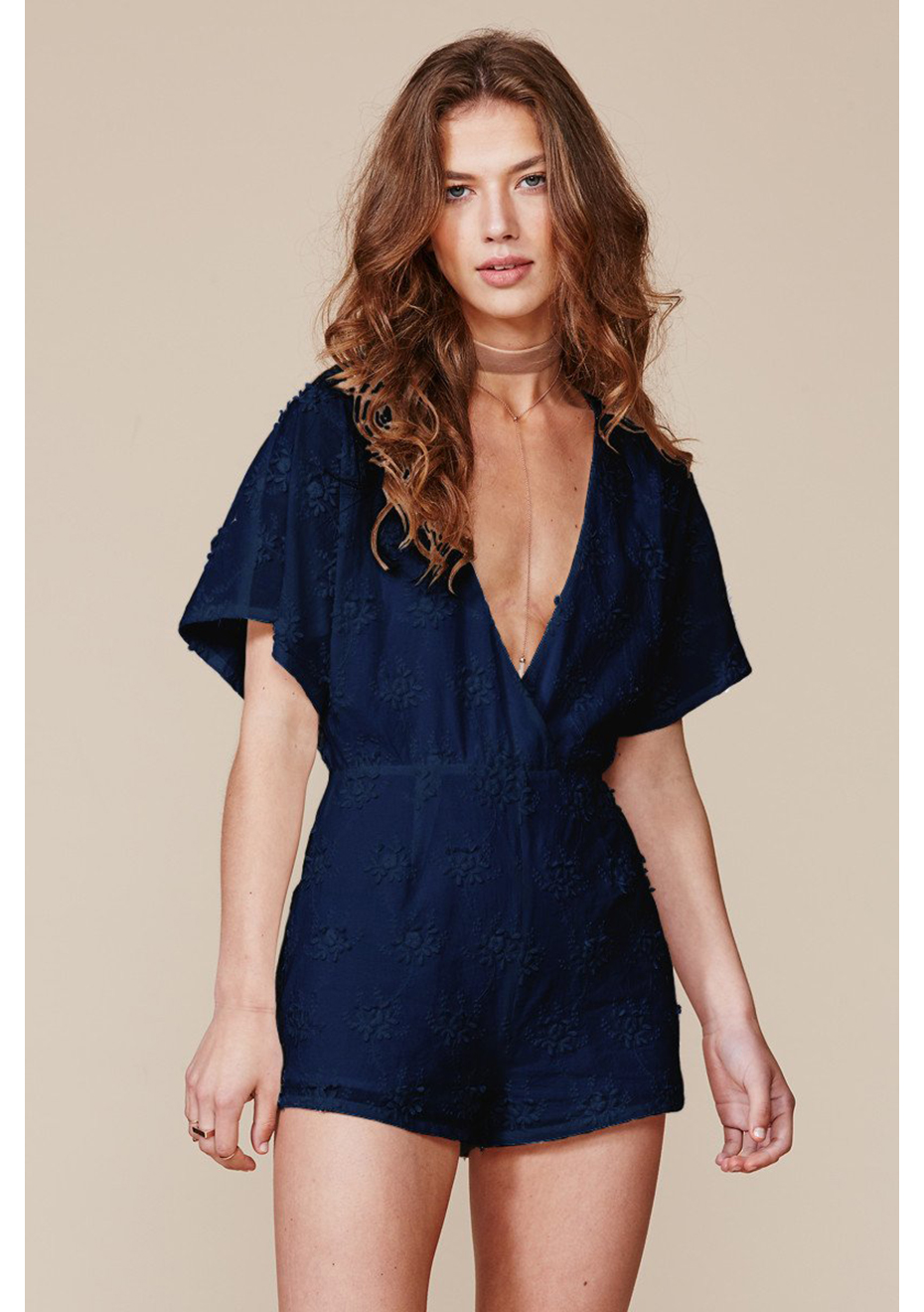 navy playsuit australia