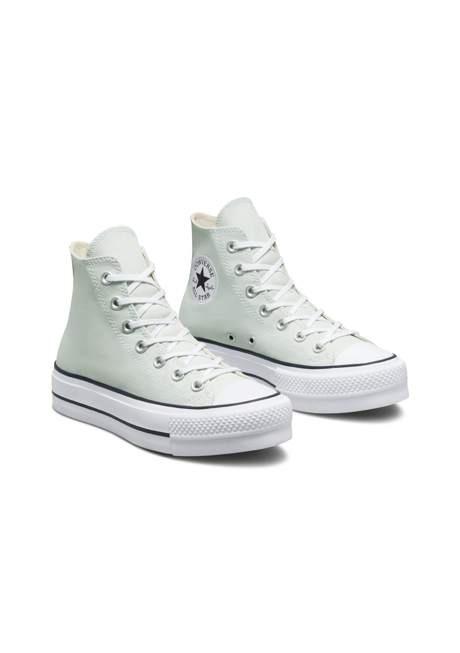 silver platform converse sneakers