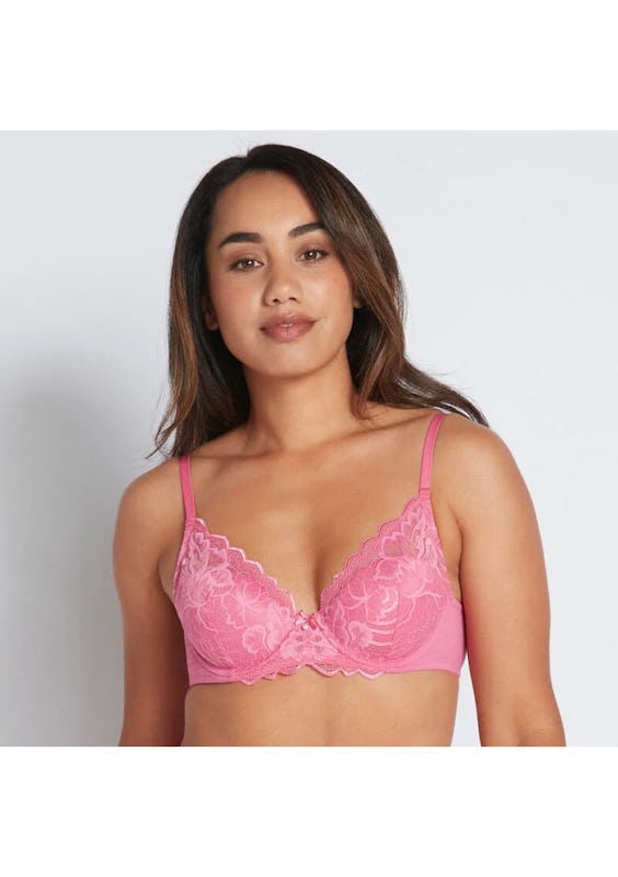 Bendon - Womens Embrace Bra-Full Coverage Contour - Ibis Rose - Onceit