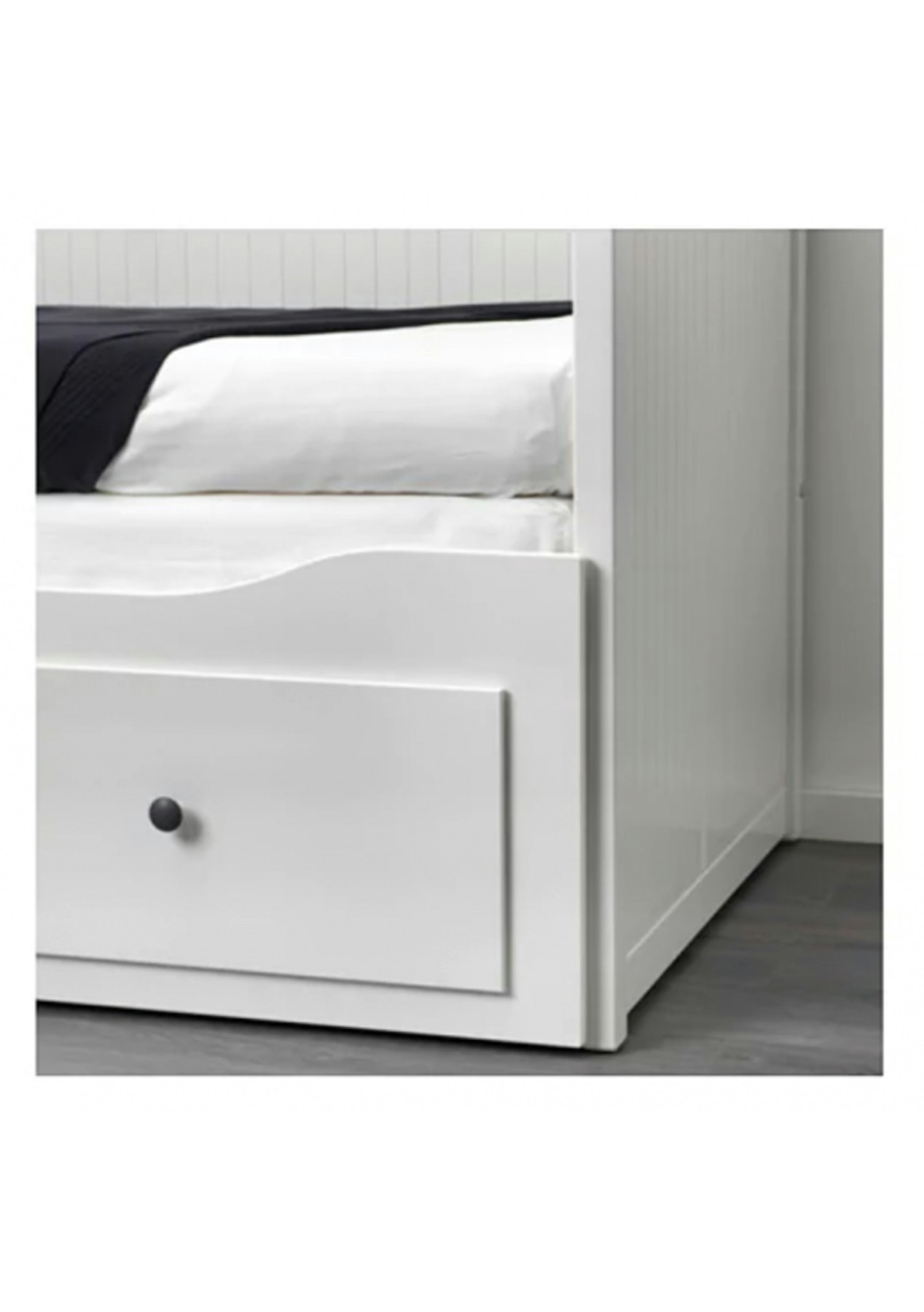 Ikea Hemnes Day Bed Frame With 3 Drawers 89x209cm White