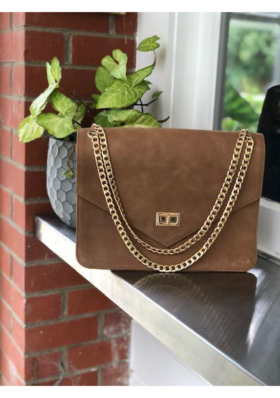 rose gold handbag chain