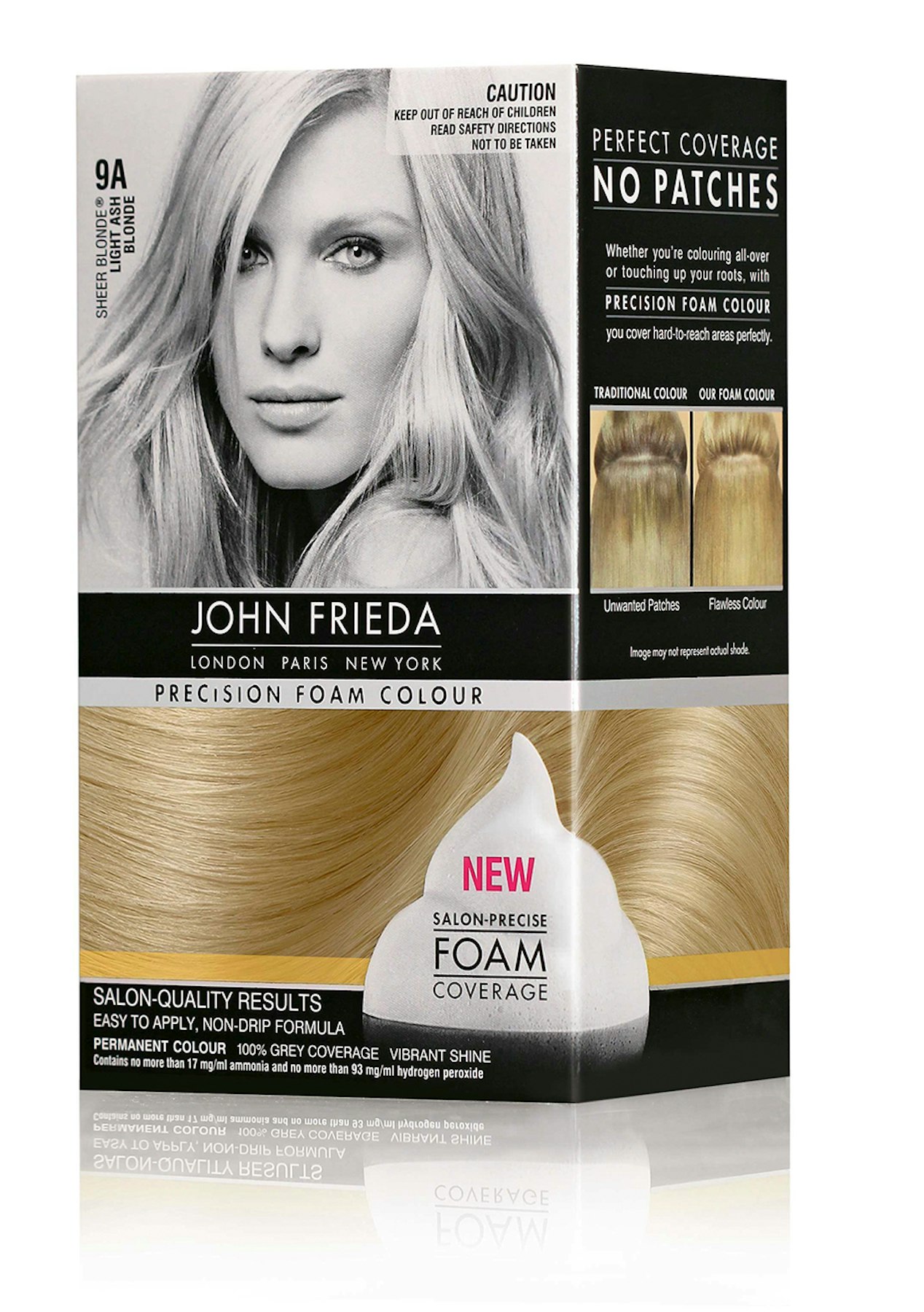 John Frieda Precision Foam Colour 9a Light Ash Blonde Perfect