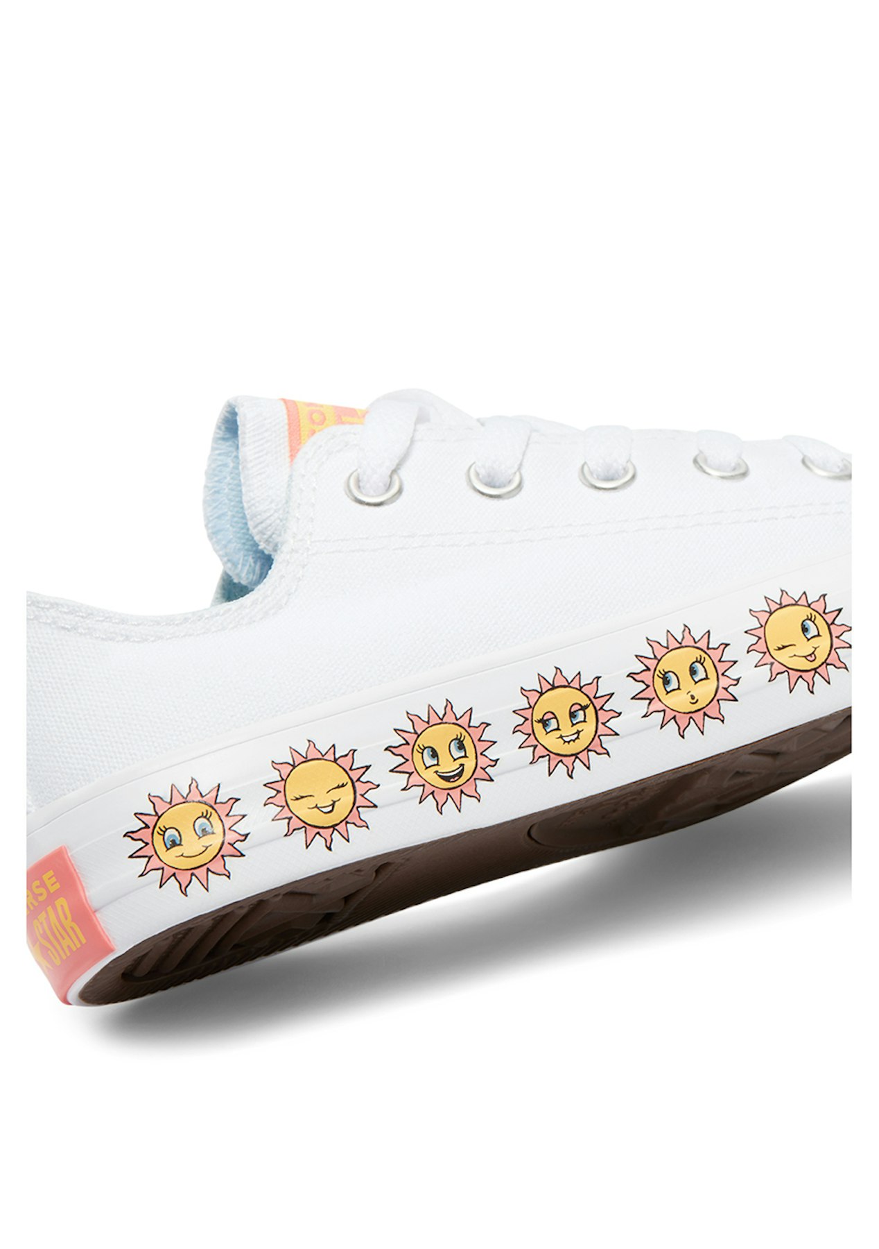 Converse Kids - Chuck Taylor All Star Sunny Side - White/Chambray Blue/Pink  Gaze - Onceit