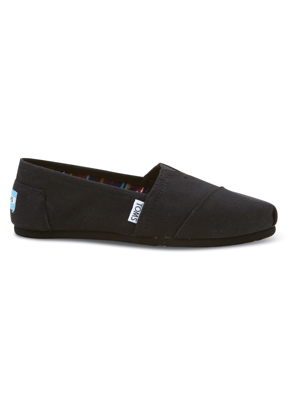 toms shoes all black