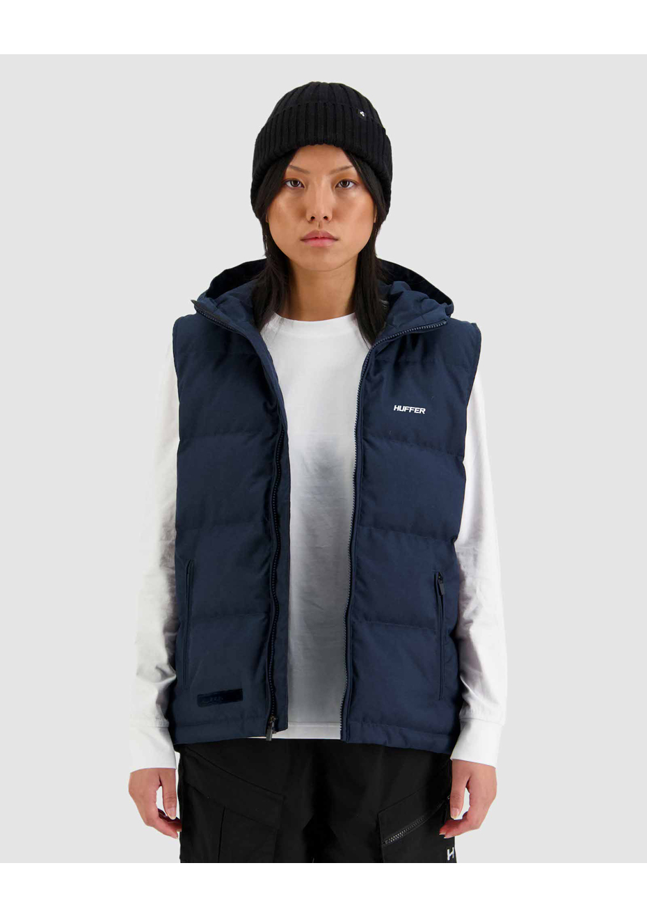 huffer navy vest