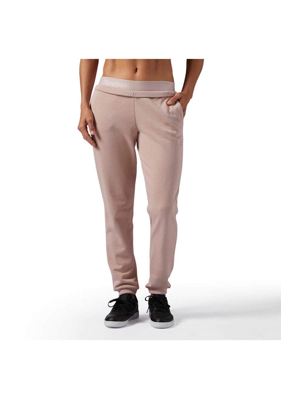 reebok sweatpants womens pink