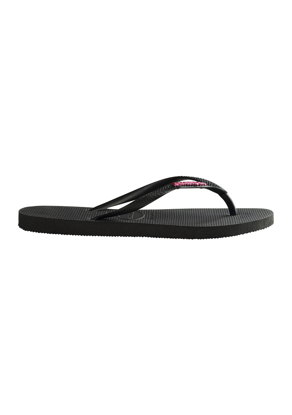 black and pink havaianas