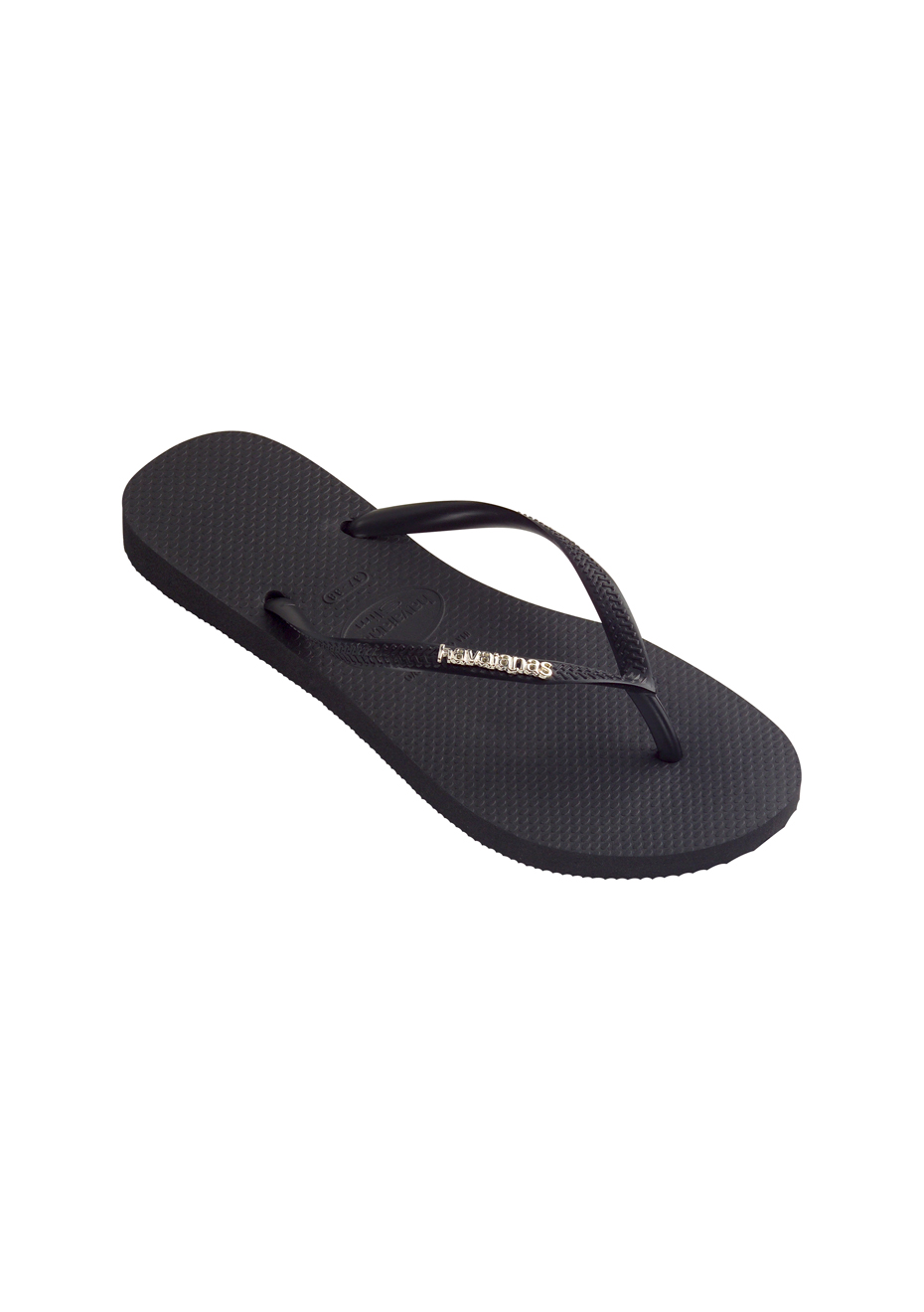 black and silver havaianas