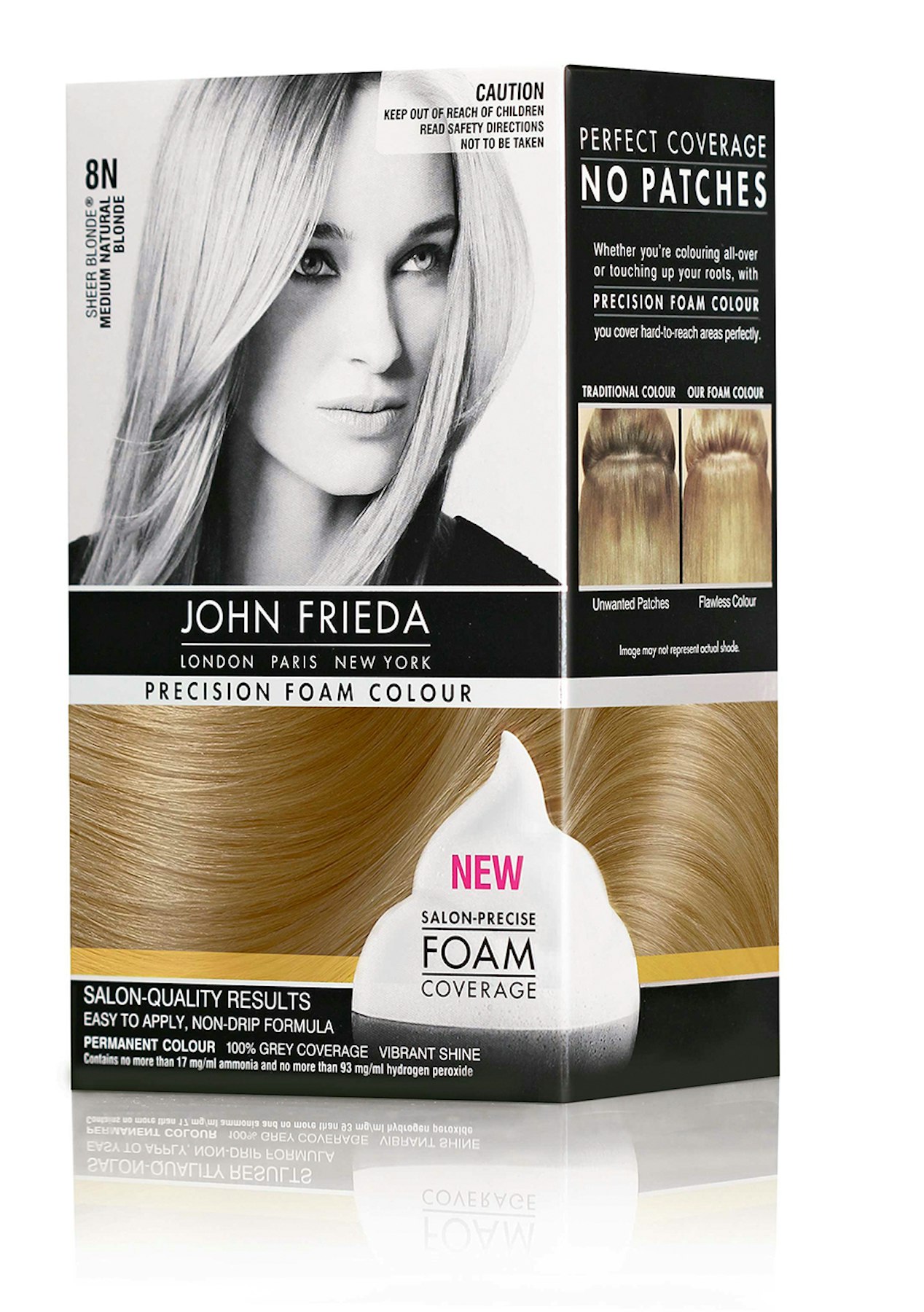 John Frieda Precision Foam Colour 8n Medium Natural Blonde