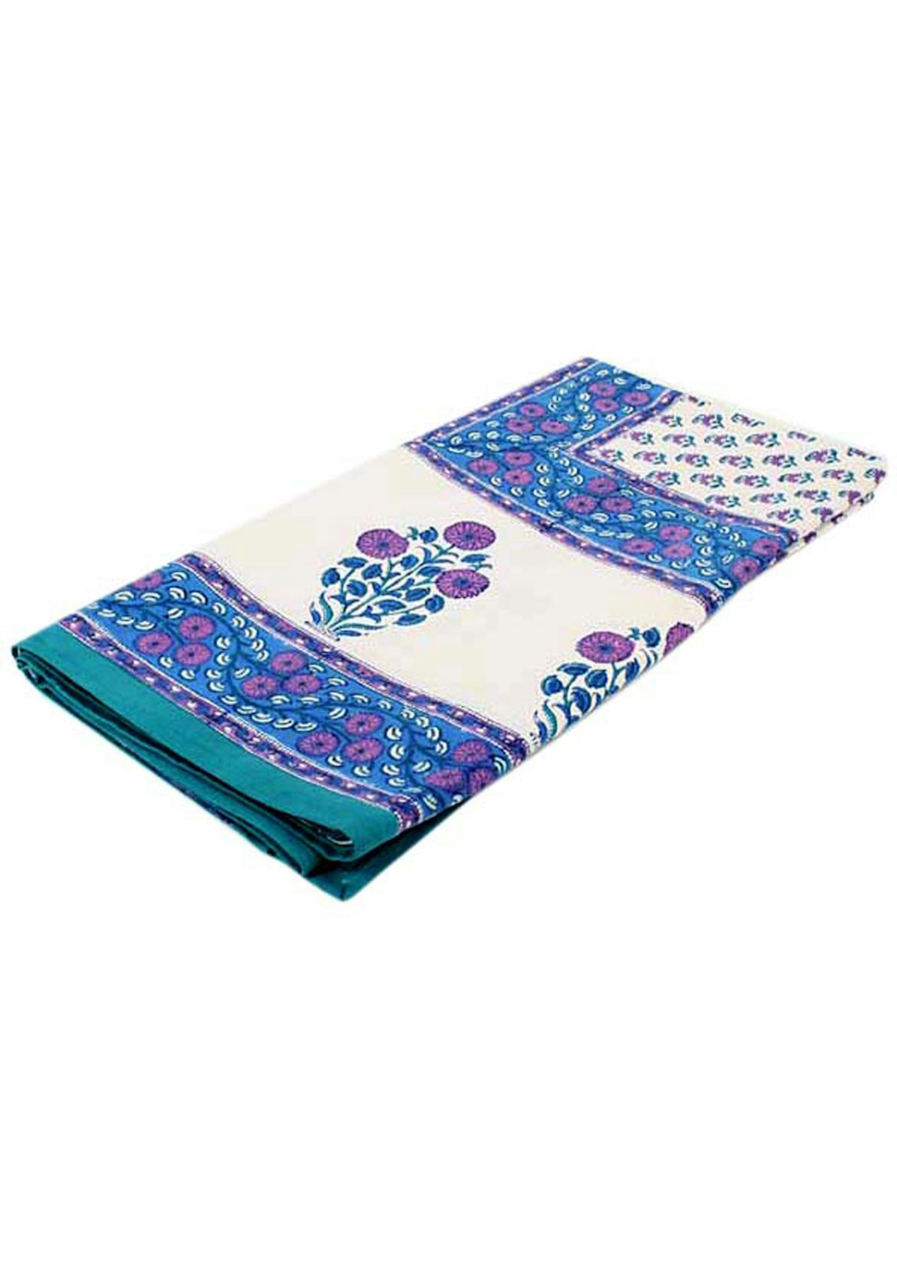 Blue Patterned Queen Bedspread Trade Aid Homewares More Onceit