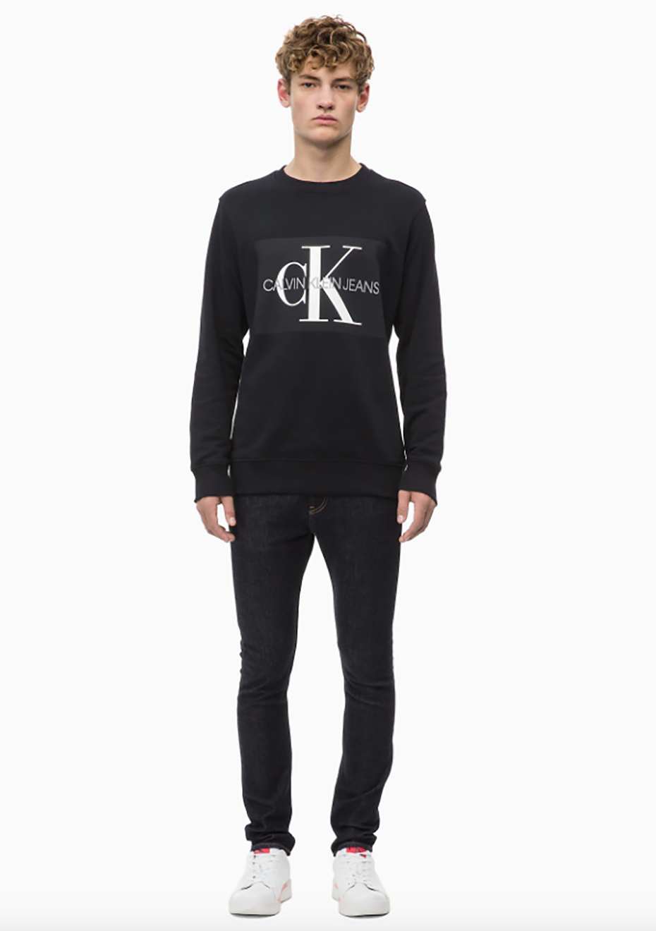 core monogram logo sweatshirt w