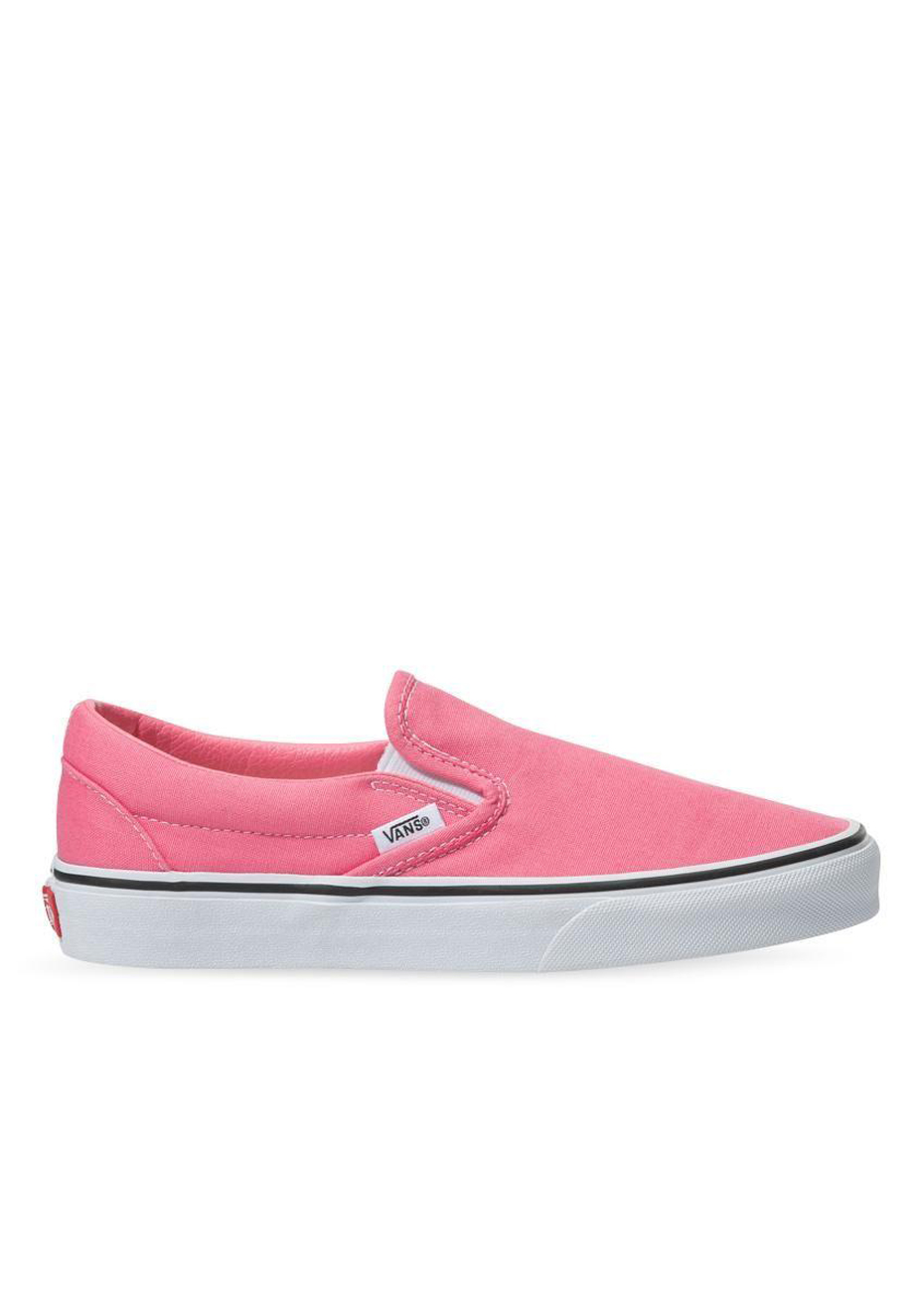 dark pink slip on vans