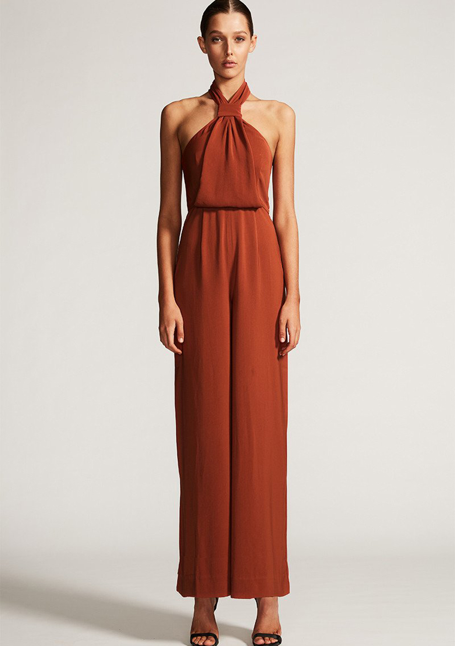 jumpsuit rust