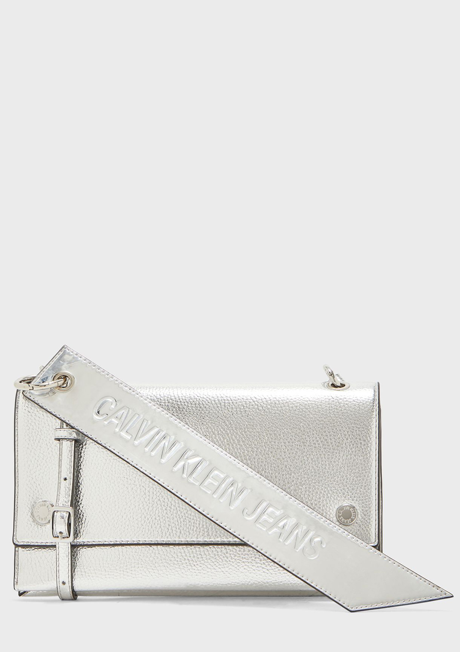 calvin klein bag silver