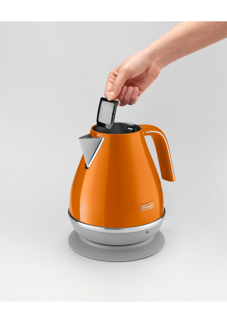 De Longhi Icona Capitals Kettle Rome Orange Onceit