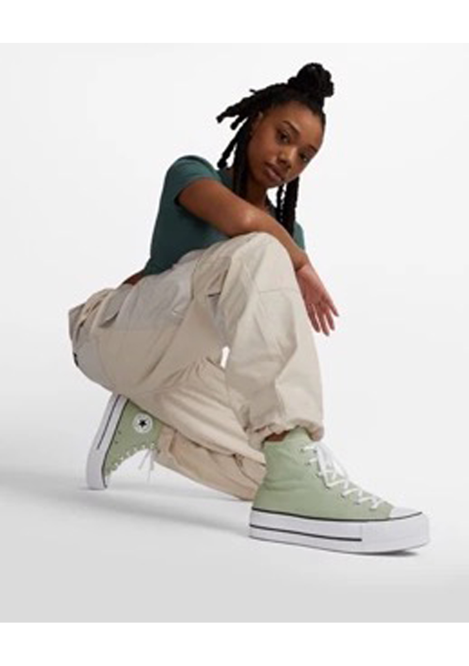 Converse platform outlet look