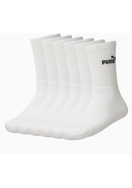 PUMA Unisex Crew Socks 6 pack