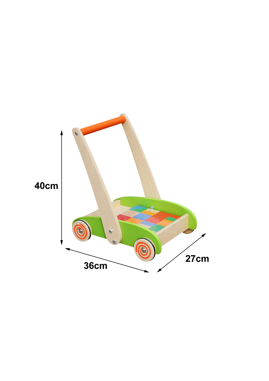 childs wooden trolley