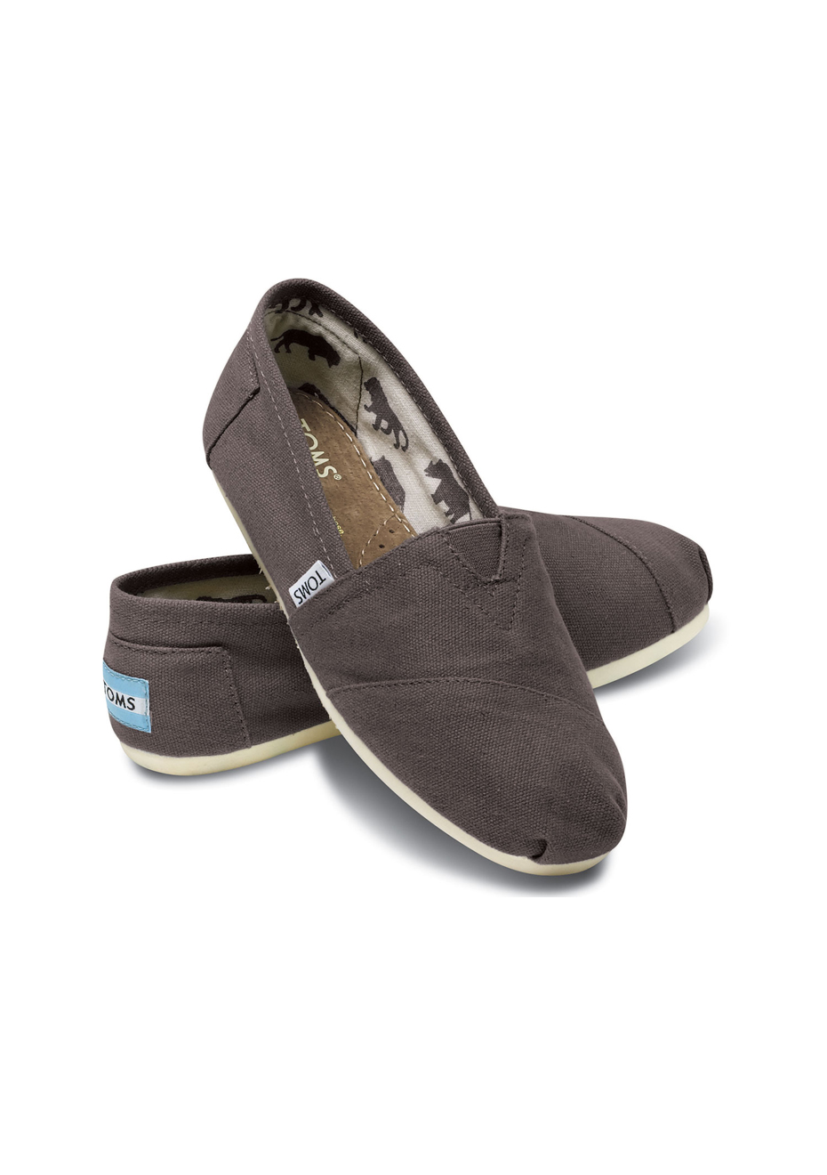 toms shoes grey