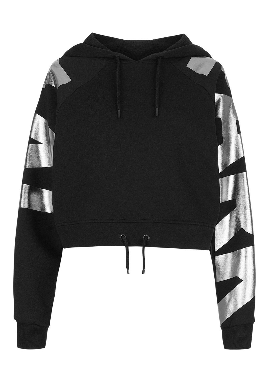 ivy park layer logo overhead hoodie